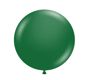 Tuftex 17in Pearlized Forest Green 50 Latex Balloon 50ct