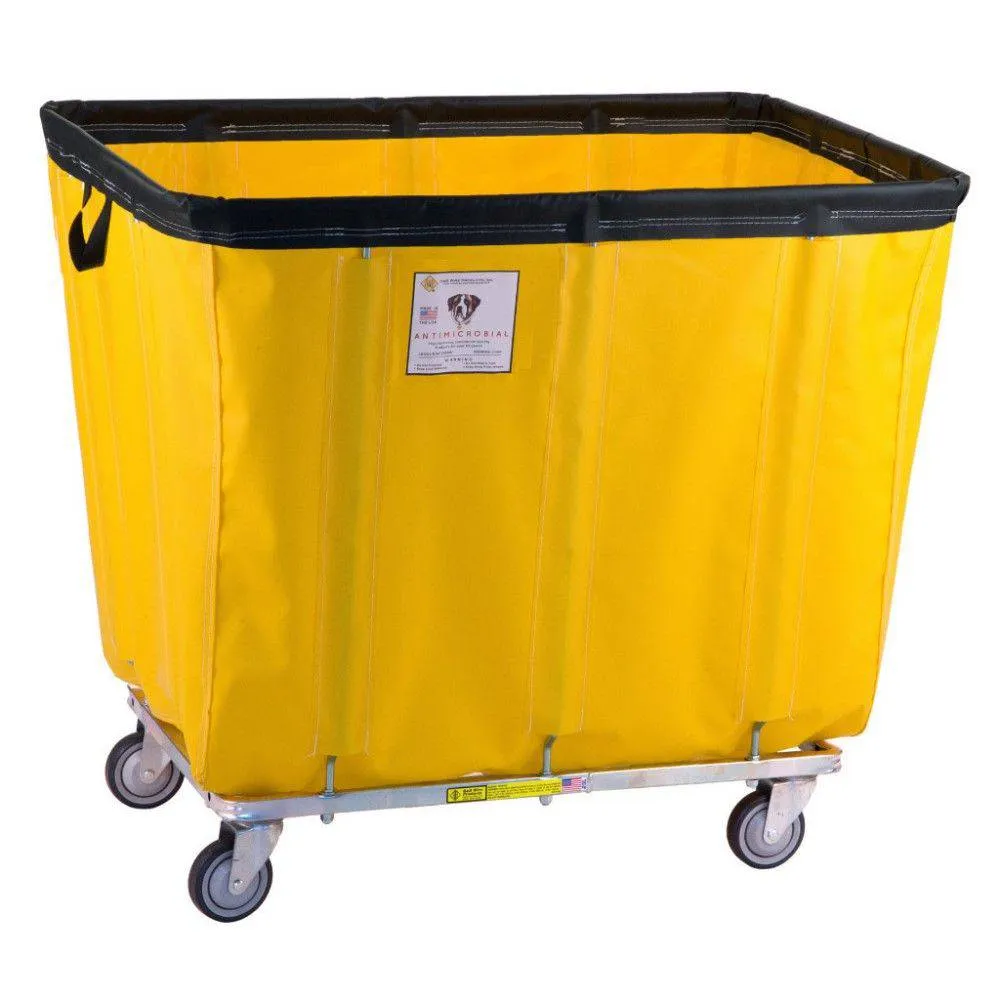 Vinyl Basket Truck with Antimicrobial Liner - 18 Bushel