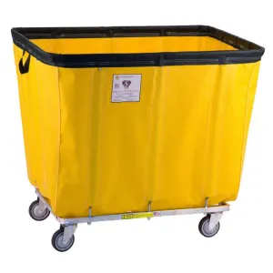 Vinyl Basket Truck with Antimicrobial Liner - 18 Bushel