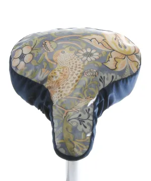 William Morris Waterproof Saddle Cover - Blue